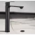 Bathroom Washbasin Mixer, Black, Long