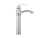 High Washbasin Mixer , Chrome Color