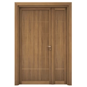 Luxury Wooden Double Door 160×235 cm, Light Brown, 6 cm Thickness | YT-37706540