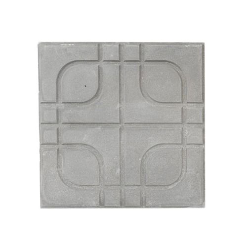 Cement Floor Tiles 40x40x4 cm, Gray Color, Intersection Design | Al Wasd Industrial