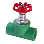 PPR Gate Valve  Modern Technology  Inside Diameter 24.00 mm Green  Color