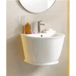 Wall Hung Basin Size 52×47×36 cm, Code Model, White Color