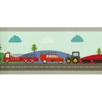 British wallpaper for youth and children, size 10 m x 0.53 m, multicolor, model 70024  