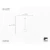 Solar Pendant Light 300 mm Length, 190 mm Width, Black and Gold | ALBARACCIN - Image 3