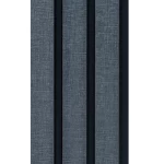 Wood replacement 12 x 290 cm dark gray black dividers