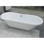 Pharaonic Portable Bathroom Bathtub Classic Design, White Color, Size 175×75 cm