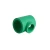 PPR Plastic Coupling Reducer  Size 32×25×32 mm  Green   Color |  Al Manar Factory 