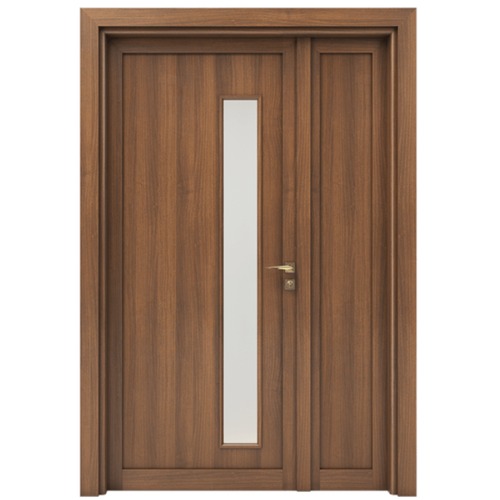 Classic Wooden Door and a Half 160×235 cm, 6 cm Thickness, Brown | YT-07431297
