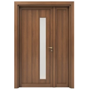 Classic Wooden Door and a Half 160×235 cm, 6 cm Thickness, Brown | YT-07431297