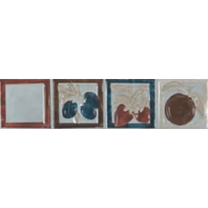 Walls Ceramic Tiles 9.9x9.9 cm, Listel Fruit Cold Color | Future Ceramic Company