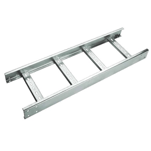 حامل كابلات كهرباء مستقيم 110 مم ارتفاع، 600 مم عرض، حجم الرف 50×25 مم، عرض الحافة 32 مم مجلفن بالغمس الساخن | بحرة للكابلات