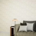 ورق حائط ورود طول 10 م، عرض 50 سم، لون بيج 