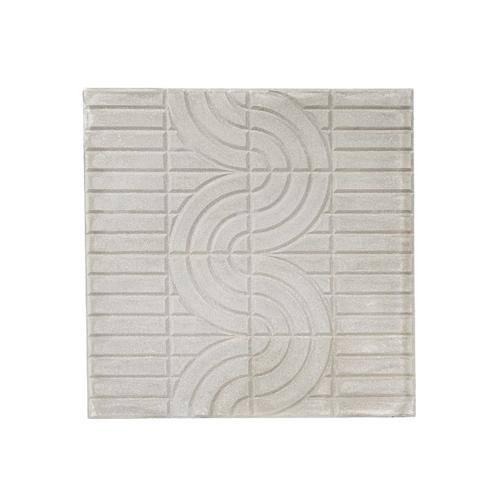 Decorative Concrete Tile 40x40x4 cm Thickness 4 cm Cement Color | Al Sarif Building Materials