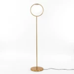 Tall Floor Lamp, Width 36 x Height 164 cm, Gold Color