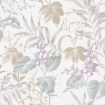 Italian wallpaper floral design 10m x 0.53 m, off white color, model 28854