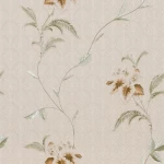 ورق جدراي ورود لون بيج، طول 10 م، عرض 1.06 م، موديل 5921  