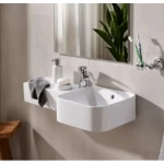 Wall Hung porcelain Basin Size 77 cm, Petit Model, White Color