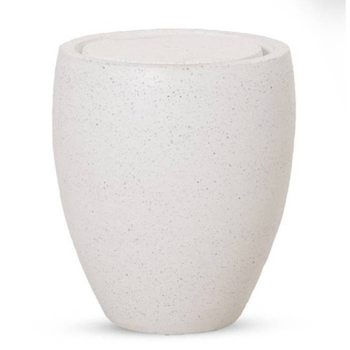 White Cement Fountain Modern Decorative, Size 38×46 cm, FCWF00510000002 | Verde