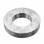 Flat stainless steel washer, size 5/32 inch, silver, Grainger brand