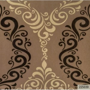 Classic Wallpaper Length 10m, Width 0.53m, Brown Color, Model 225039VE | Balbaid Decor Company
