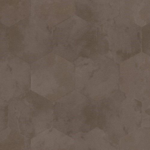 Italian Wallpaper Geometric Design Roll Length 10 m Brown Color | Balbaid Decor Company