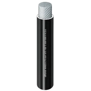 لفة سلك نحاس شعر 2.5mm² 600/1000 فولت مغطى بالقصدير، عزل PVC لون أسود | شركة الفنار