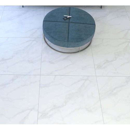Matte Floor Tiles 10 mm Thickness 60x60 cm White | Saudi Ceramics