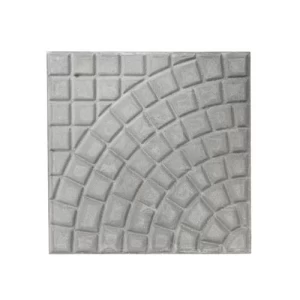بلاط أسمنت تصميم ربع دائري كلاسيكو 40x40x4 سم رمادي | شركة وسد للصناعة