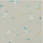 ورق جداري الماني، لون بيج تصميم اطفال، مقاس 10 م×0.53 م