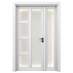 Classic Wooden Double Door, Size 160 × 235 cm, wooden white Product Number GPR07