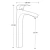 Bathroom Washbasin Mixer Long Matte Gold Color | Algafary Sanitary ware - Image 2