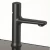 Italian Automatic Bathroom Washbasin Mixer, Brass , Black Color, Short