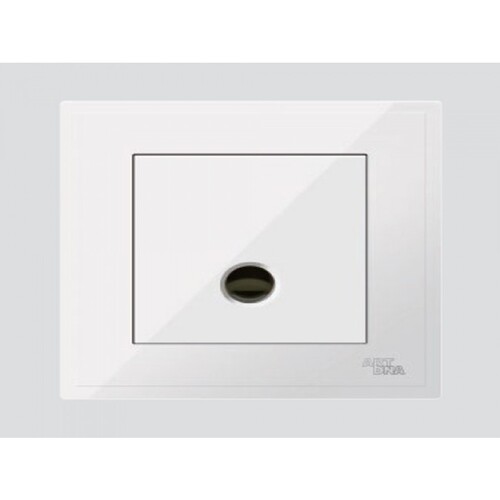 مخرج كيبل D3، 25 أمبير، أبعاد 7×7 سم، لون أبيض | Art DNA