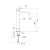 Long Washbasin Faucet 35.2×16 cm, Shiny Chrome | Hatch Company - Image 2