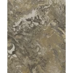 Italian marble wallpaper, size 10 m x 1.06 m, dark beige color, model 84613  