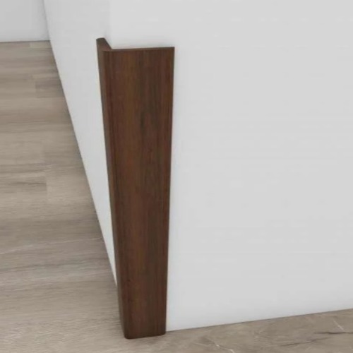 زاوية فايبر جدارية 240×3×3 سم لون بني | خط  الفخامة