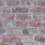 بديل طوب تصميم داخلي، لون أحمر فاتح ، أبعاد 50 × 120 سم