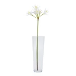 Artificial nerine flowers, white color, Size 89 cm 