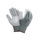 Cut resistant gloves made of premium leather, size 10