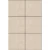سيراميك بورسلان للأرضيات، تصميم أسمنتي، الأبعاد 60 × 60 سم، لون بيج 