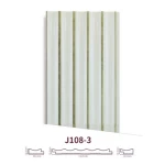 Korean Internal Wood Substitute for Walls Size 209×13 cm