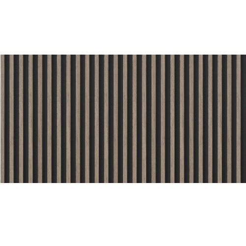 Korean Internal Wood Substitute for Walls 122×12×2900 mm Brown | The specialist for decoration MIGA L002-2059B