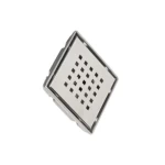 صفاية مياة للحمامات، حجم 15×15 سم، لون كروم