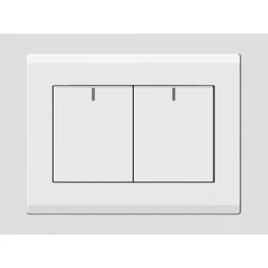 Double Directional Switch 7×7 cm, 16 Amp, White Color | Art DNA