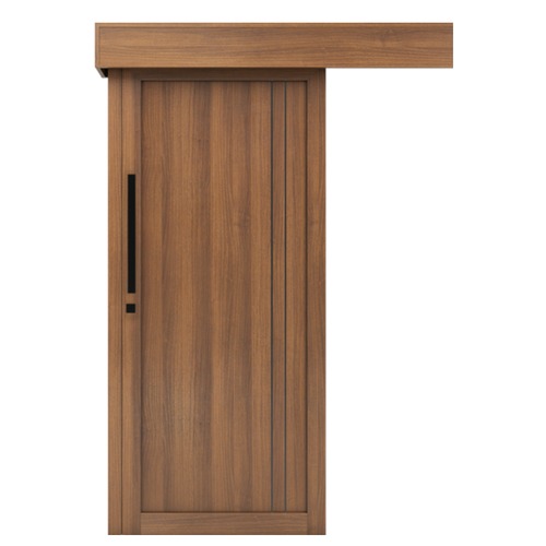 Premium Classic Sliding Door 265×110 cm Light Brown, Model BM02 | 