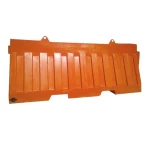 حواجز بلاستيك مملوءة بالماء للطرق طول 2 متر ارتفاع 80 سم لون برتقالي