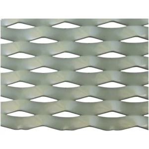 شبك ممدد بقلاوة من الفولاذ المقاوم للصدأ 304، تشطيب غير لامع، تصميم Drie، قطر السلك 1.7 مم، عرض 2.44 متر، طول 7 متر | بيت التطور