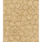 American Floral Wall Decoration Size 10m x 0.53m, Beige Color, Model BC60303
