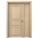  One and a Half Door Wood Plastic (WPC), beige, Size 160 × 235 cm, Model EXO5