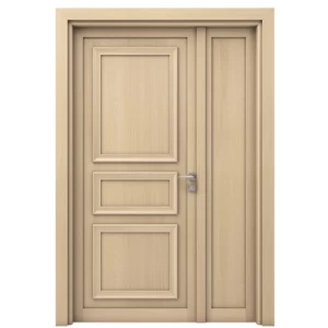 One and a Half Door Wood Plastic Composite (WPC), 160×235 cm, Beige | EXO5